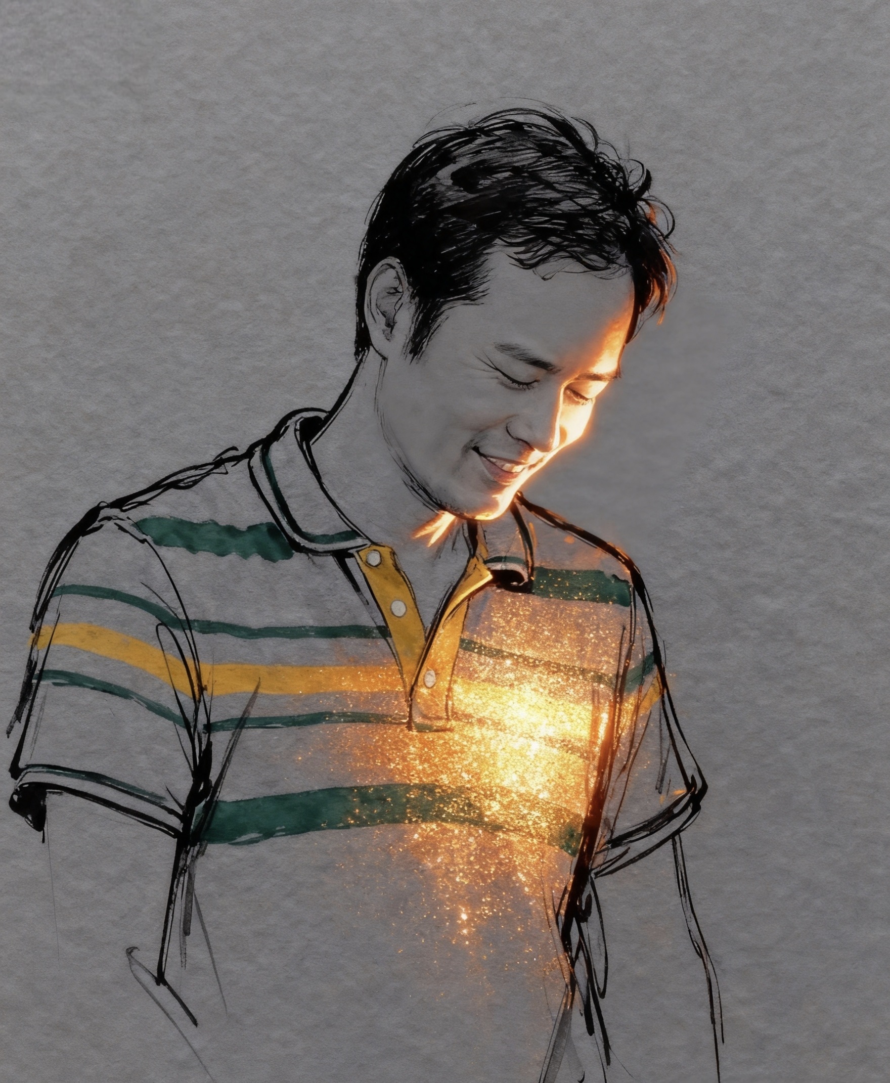 Father Contemplating